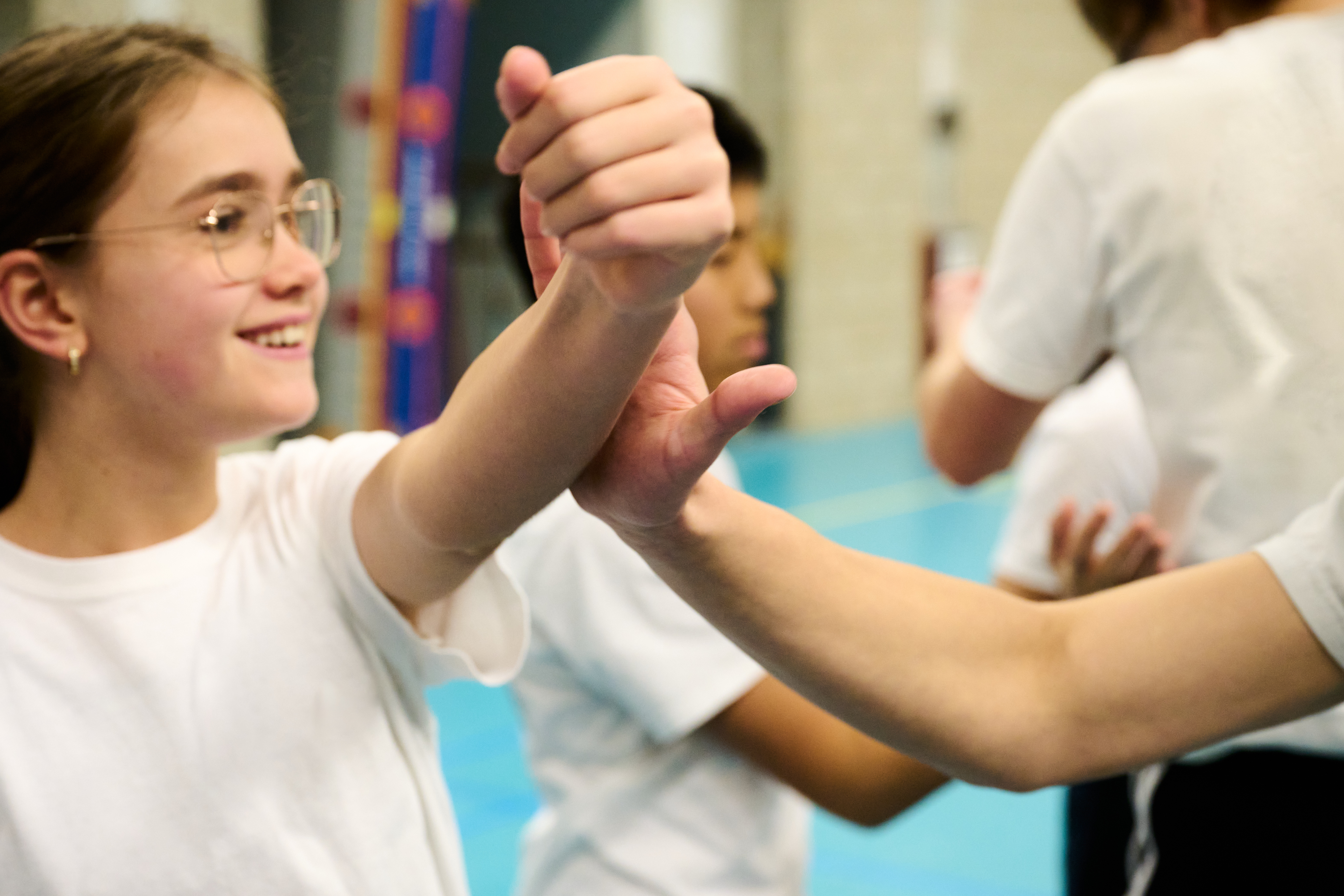 Kung Fu Kids training